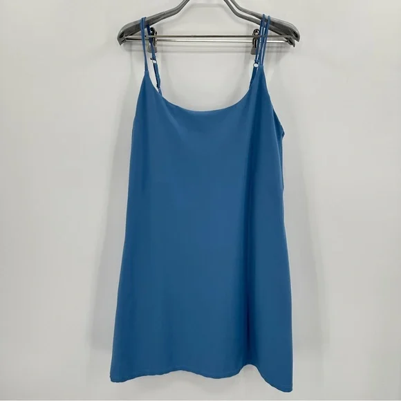 Abercrombie & Fitch Blue Mini Tennis Dress built in Shorts and Bodysuit - Picture 1 of 6